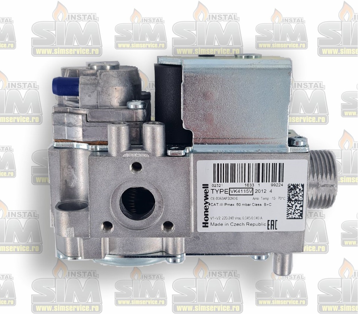 KIT ROBINET DE GAZ VK4115V(36800700) FERROLI 39829230