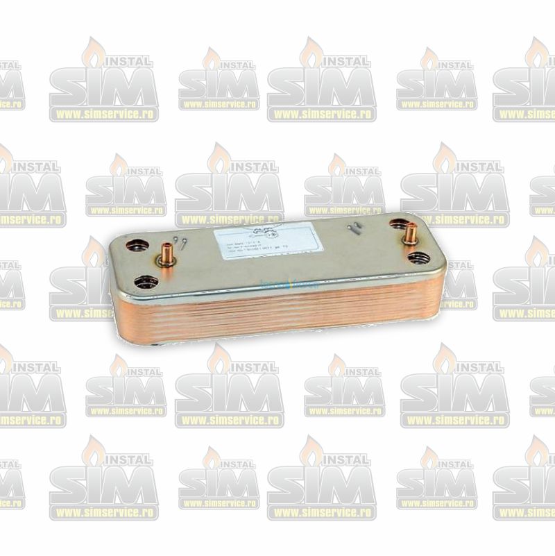 SCHIMBATOR SECUNDAR COMPATIBIL BAXI 5686680 PENTRU CENTRALE TERMICE BAXI